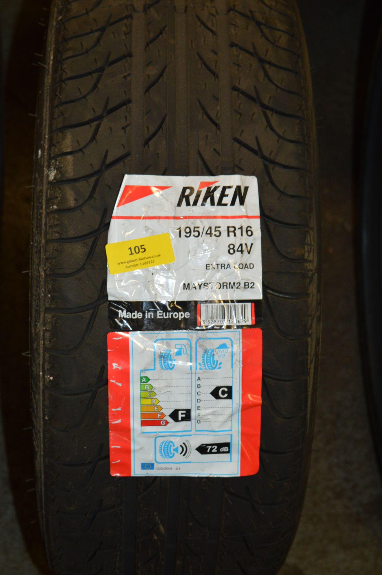*Riken 195/45R16 Tyre