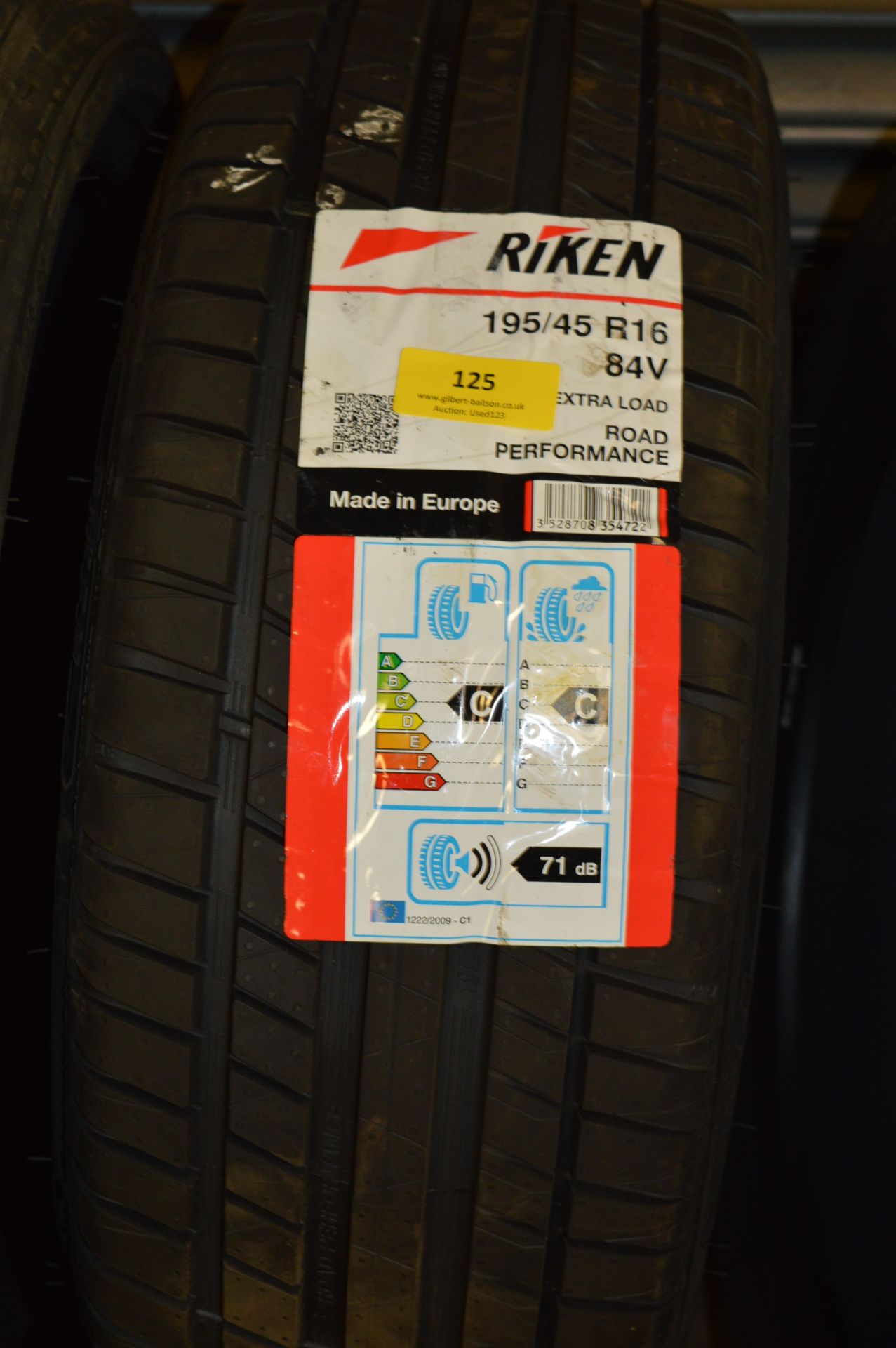 *Riken 195/45R16 Tyre