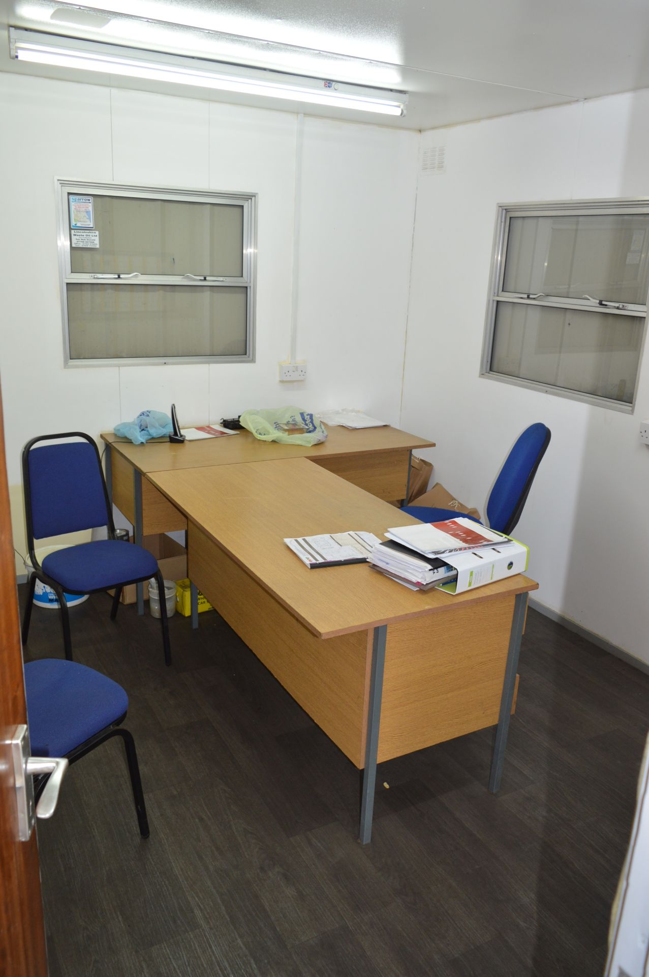 *32x10ft Jack Leg Office Divided into Two Offices, Canteen and Toilet - Image 2 of 4