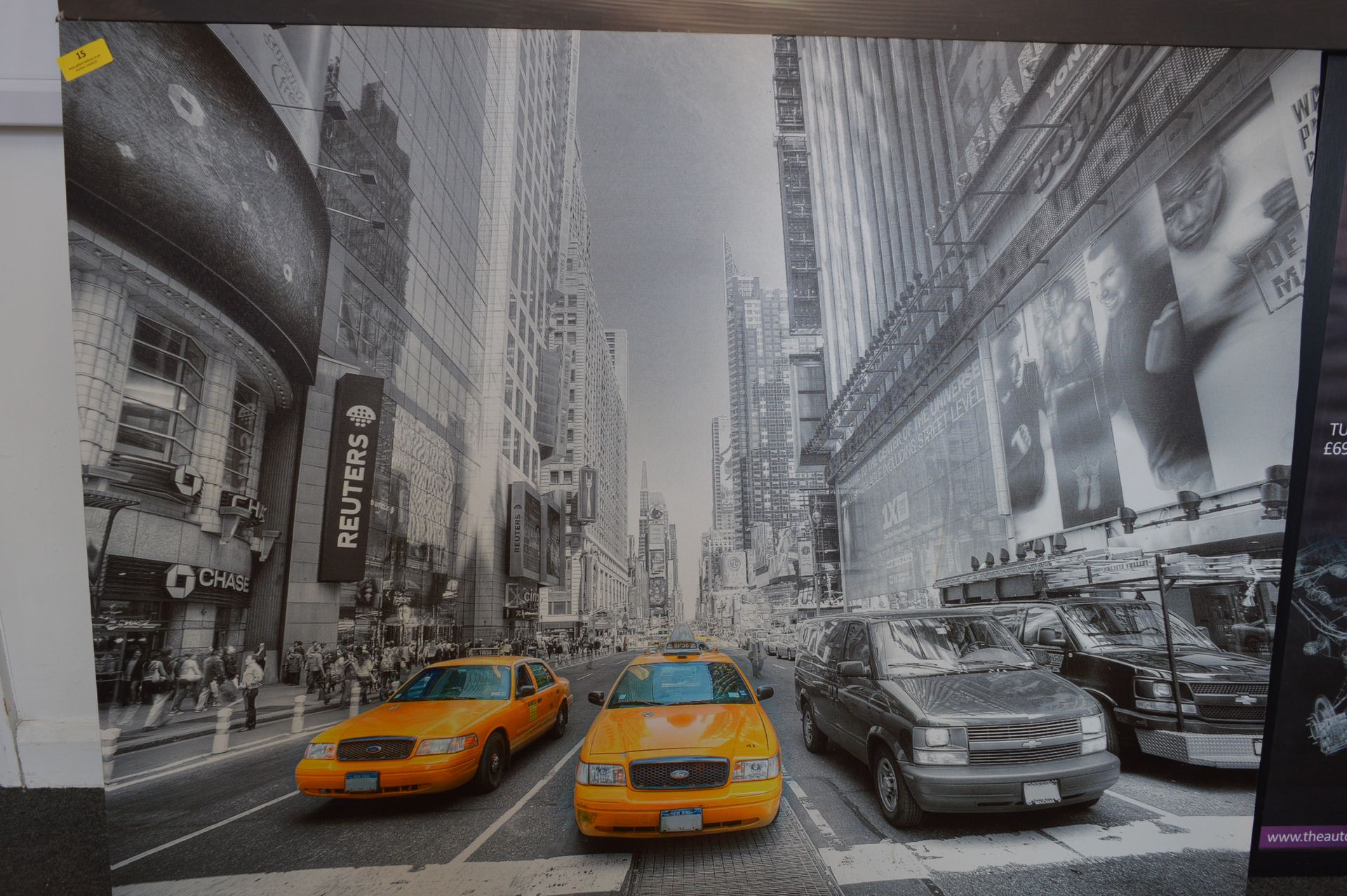 *Unframed Printed Canvas "New York City"