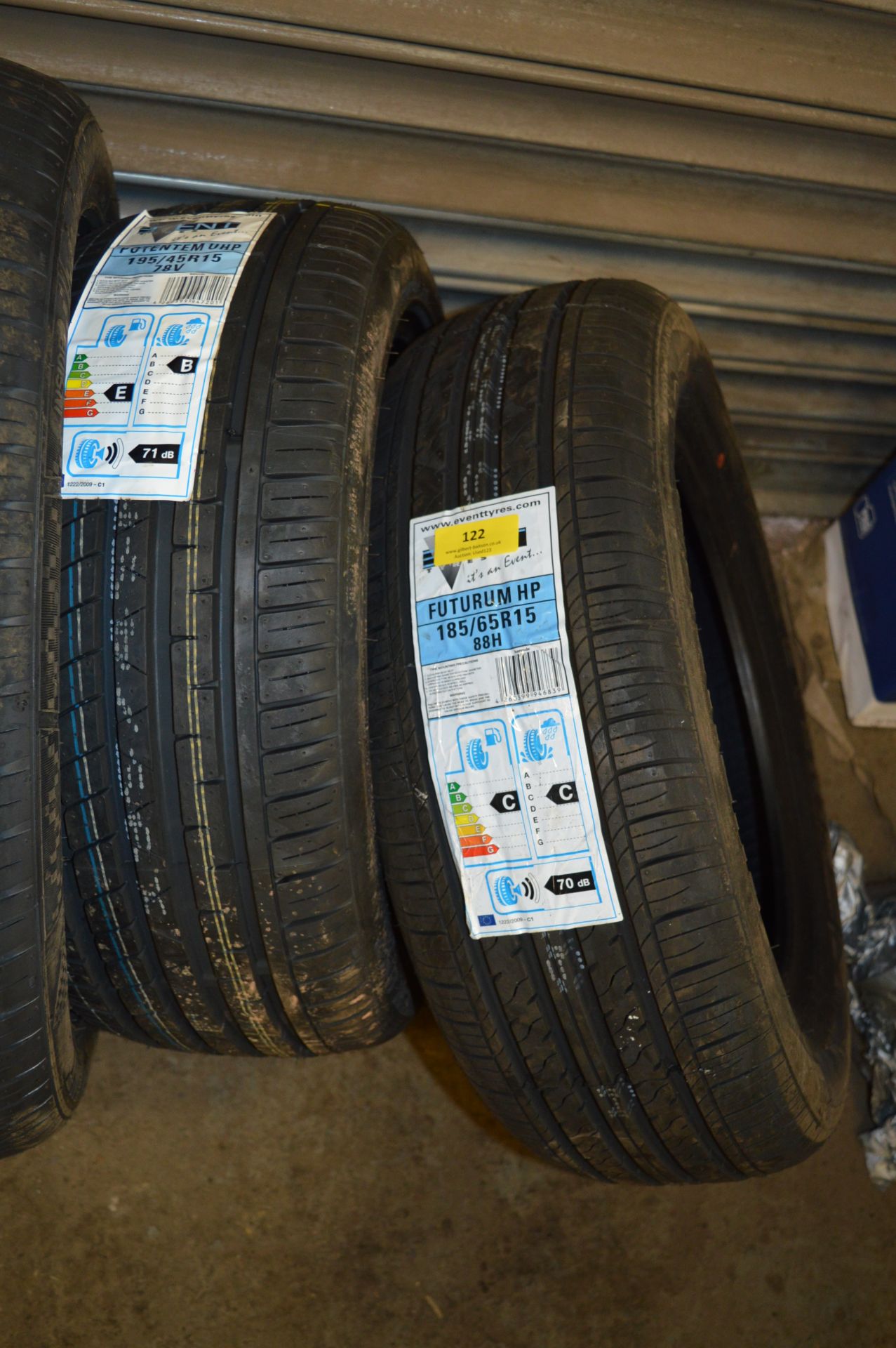 *Two Event 185/65R15 Tyres