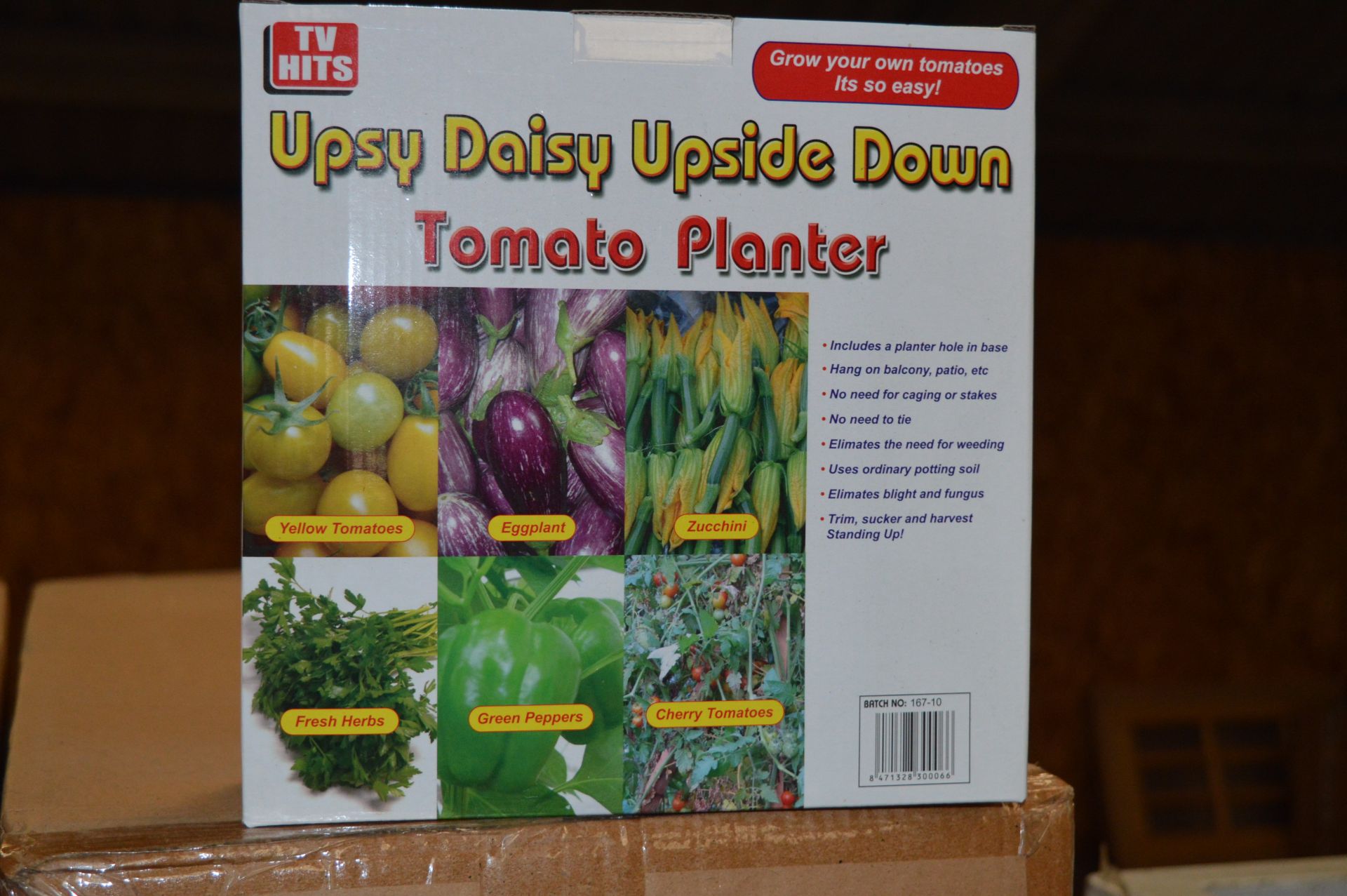 *Carton Containing Twenty Four Upsy Daisy Upside Down Tomato Planters