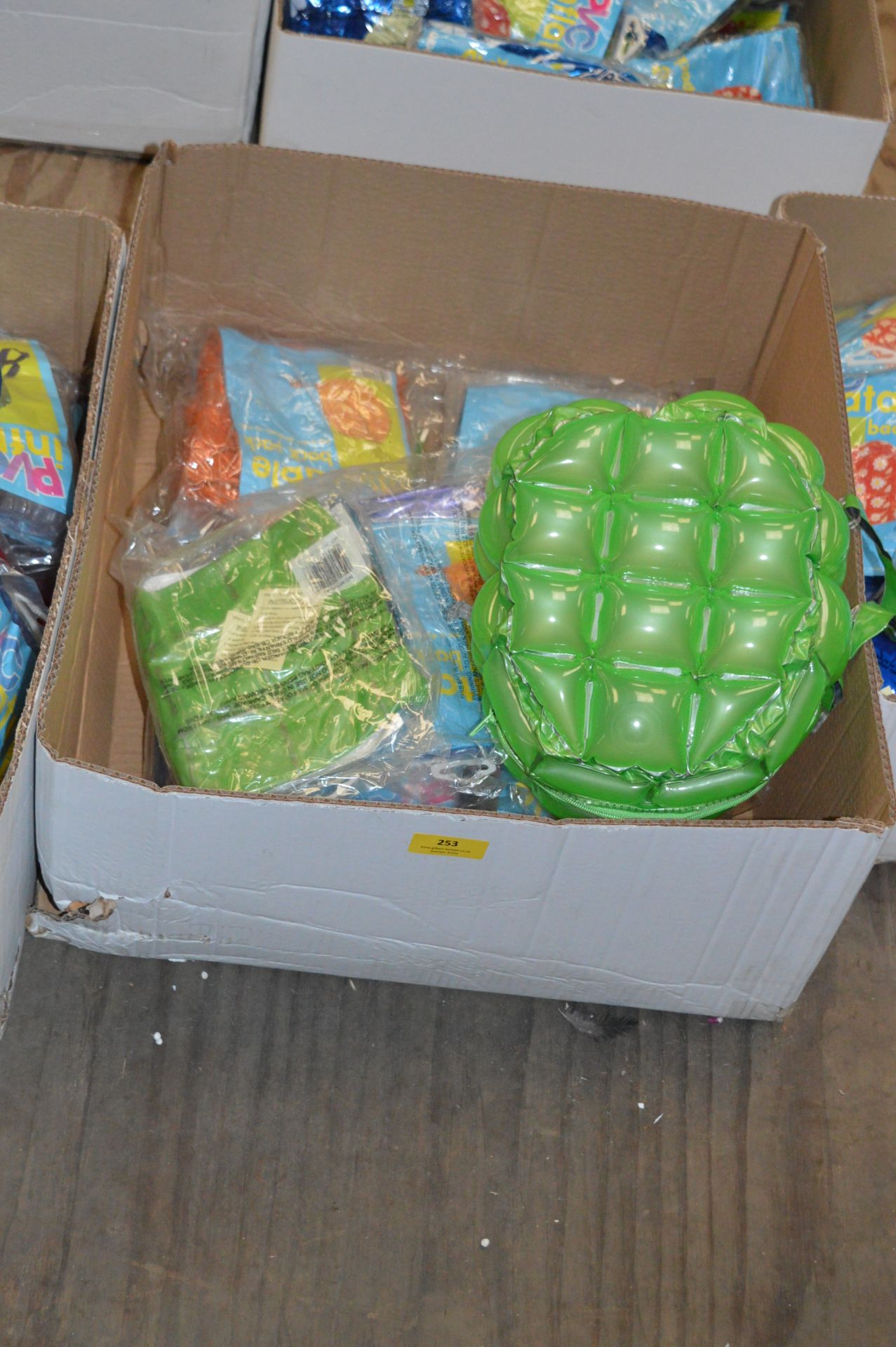 *Box Containing 30 Inflatable Backpacks