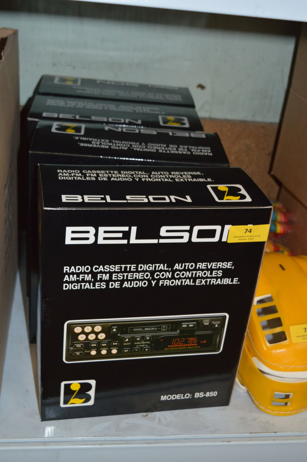 *Four Belson Model:BS-850 Karaoke Set Radios