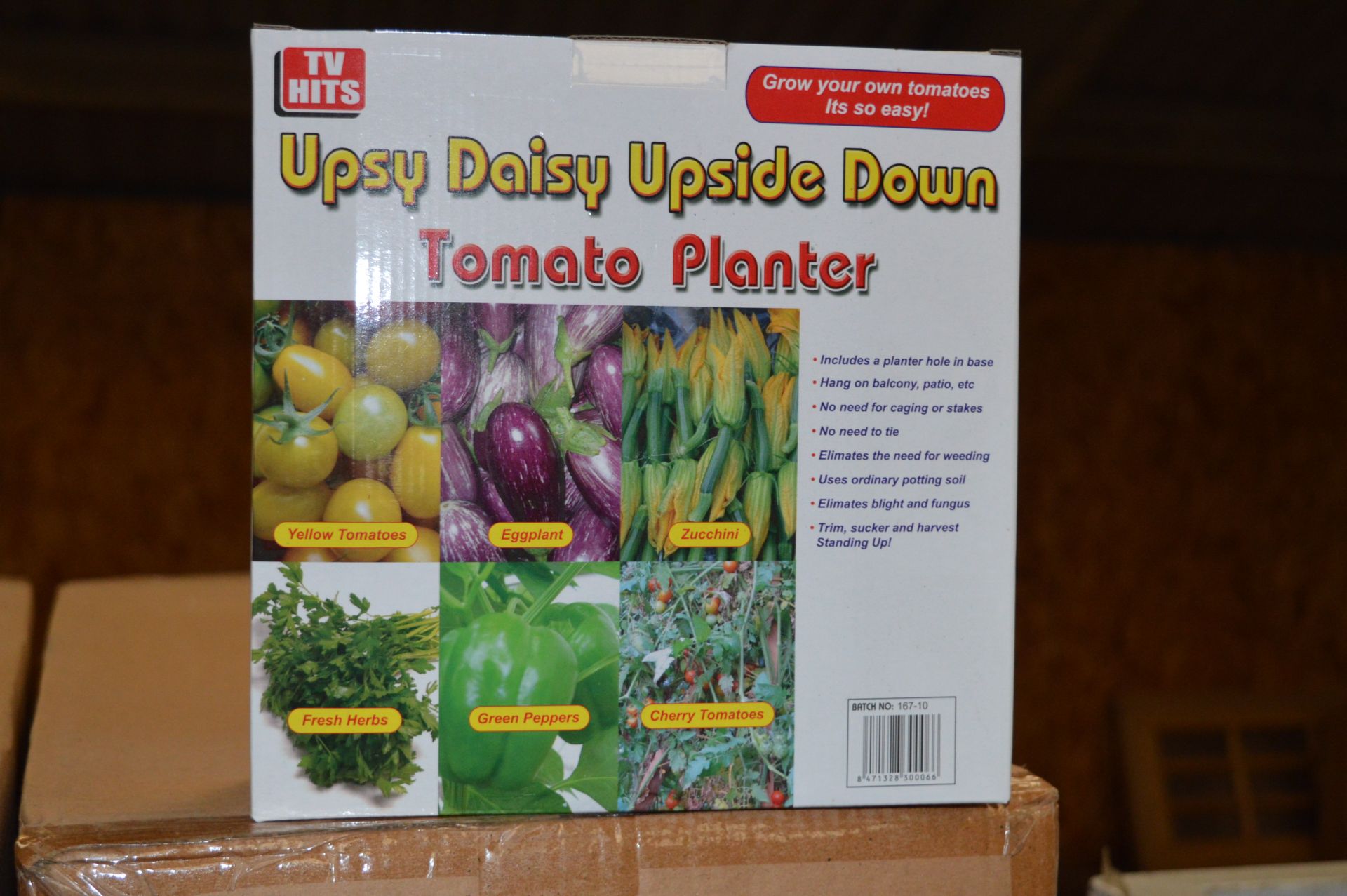 *Carton Containing Twenty Four Upsy Daisy Upside Down Tomato Planters