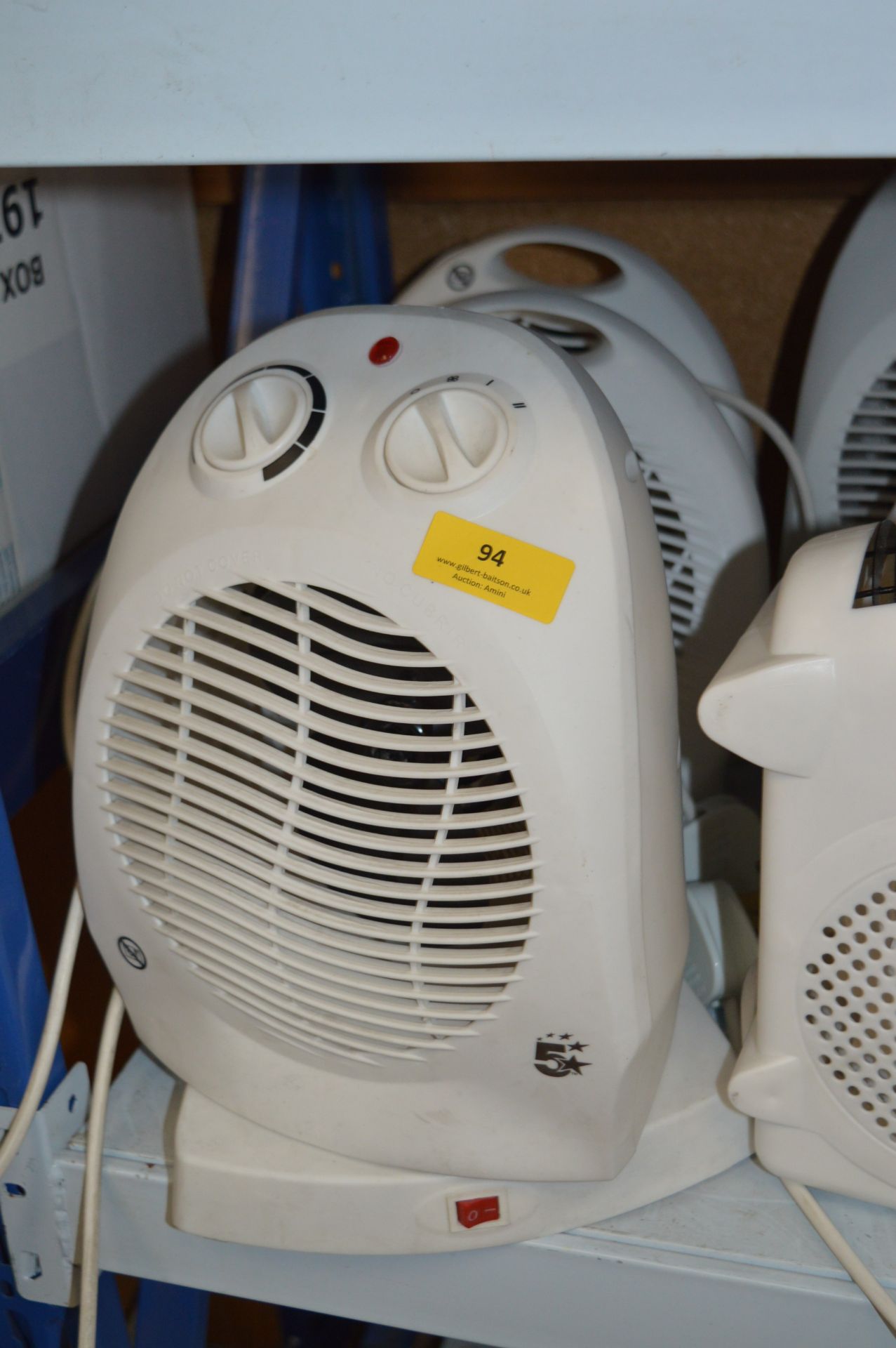 *Three Electric Fan Heaters