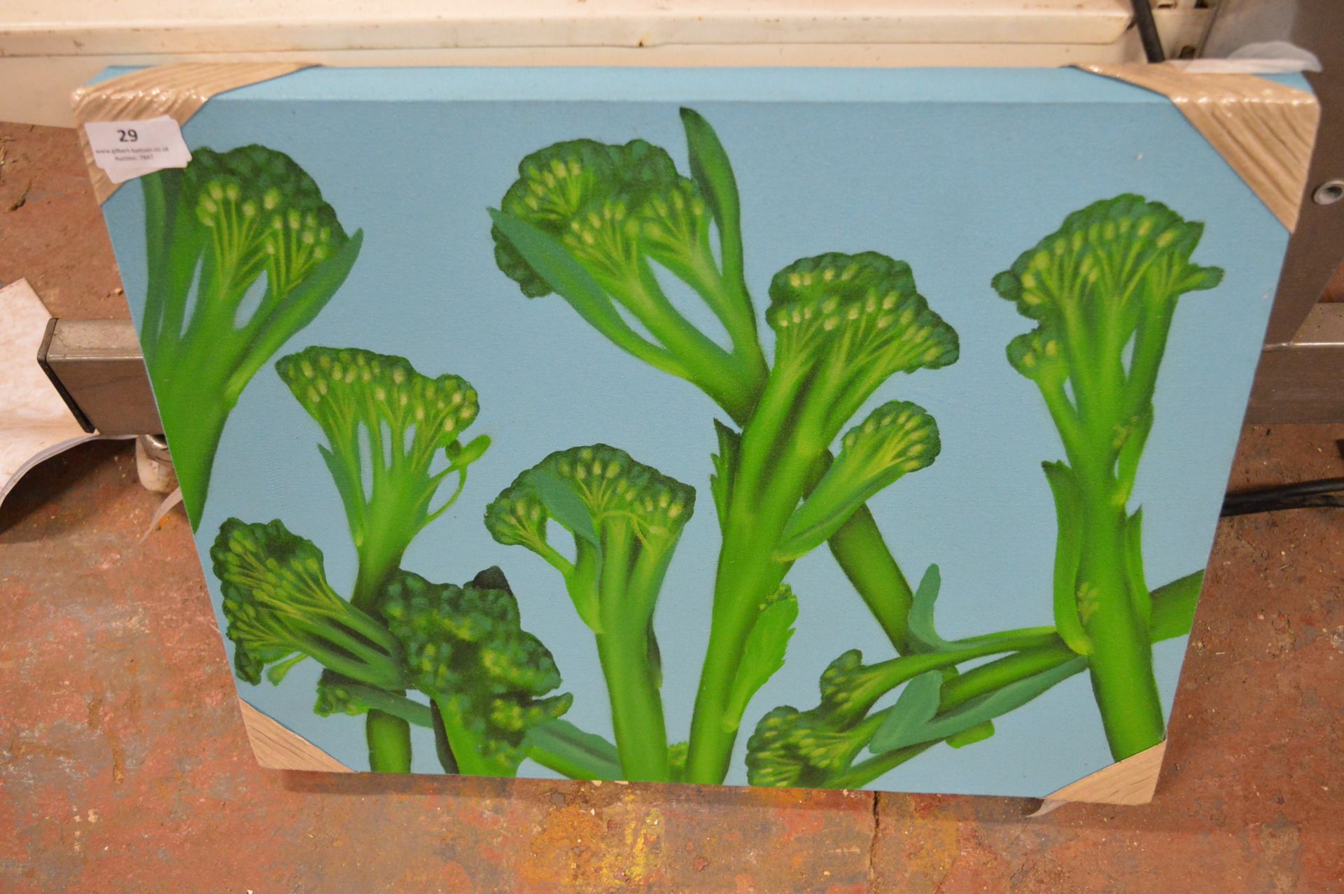 Unframed Printed Canvas "Broccoli"