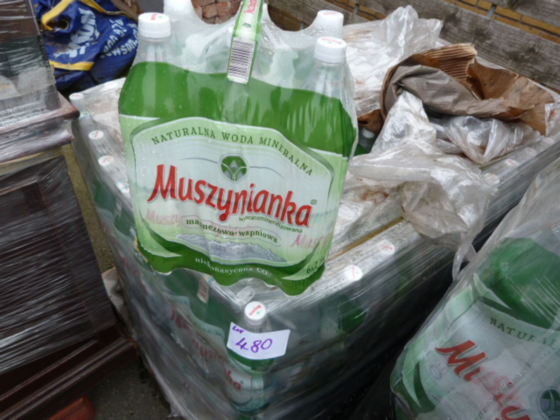 *Pallet Containing Muszynianka Sparkling Spring Water