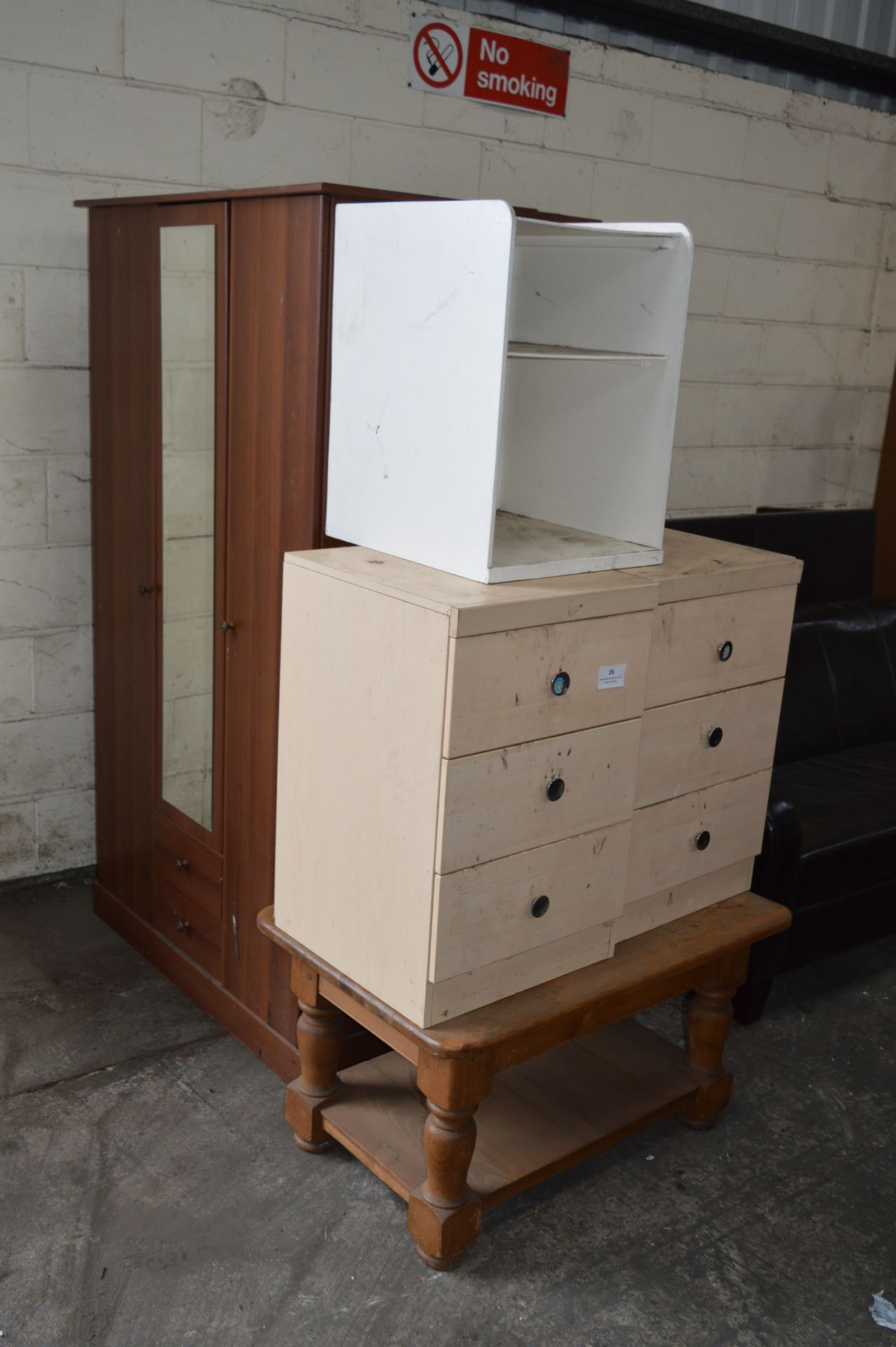 *Selection of Furniture Including Wall Units, Pine Occasional Table, Two Bedside Cabinets, etc.