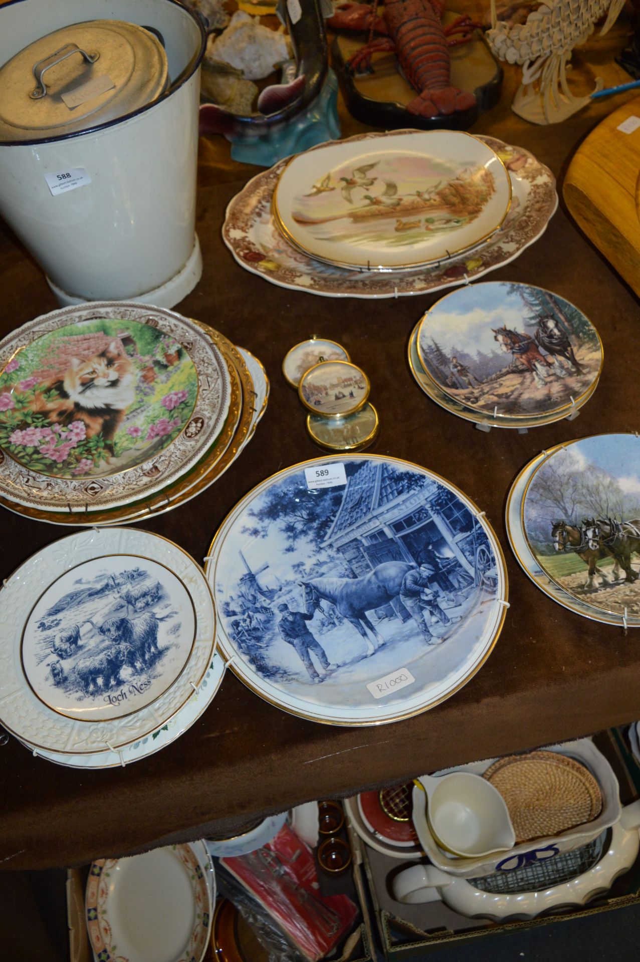 Twenty Assorted Decorative Plates