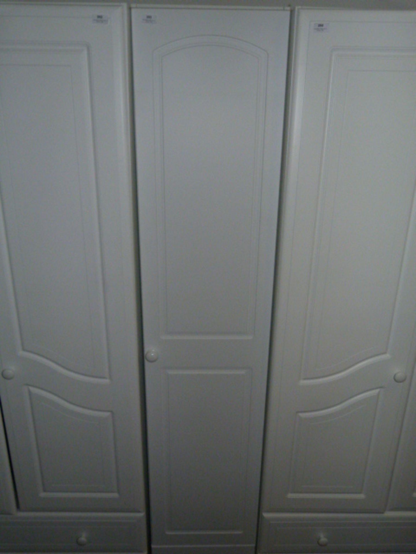 *White Single Door Wardrobe