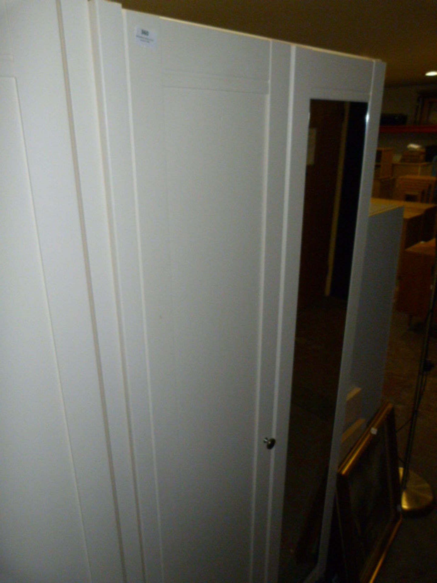 *Cream Double Door Wardrobe