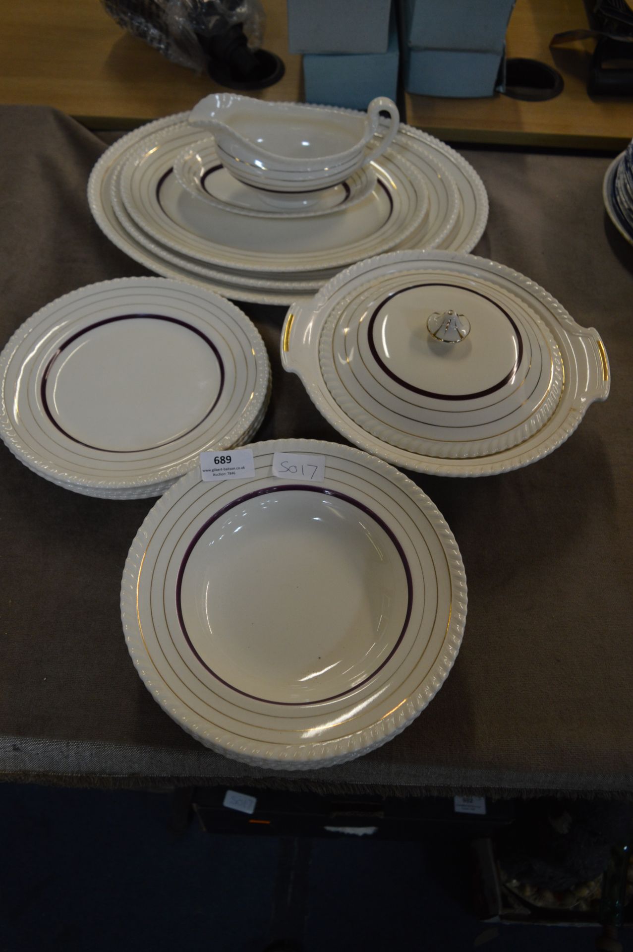 Johnson Brother Old English Dinnerware; Tureens and Meat Plates