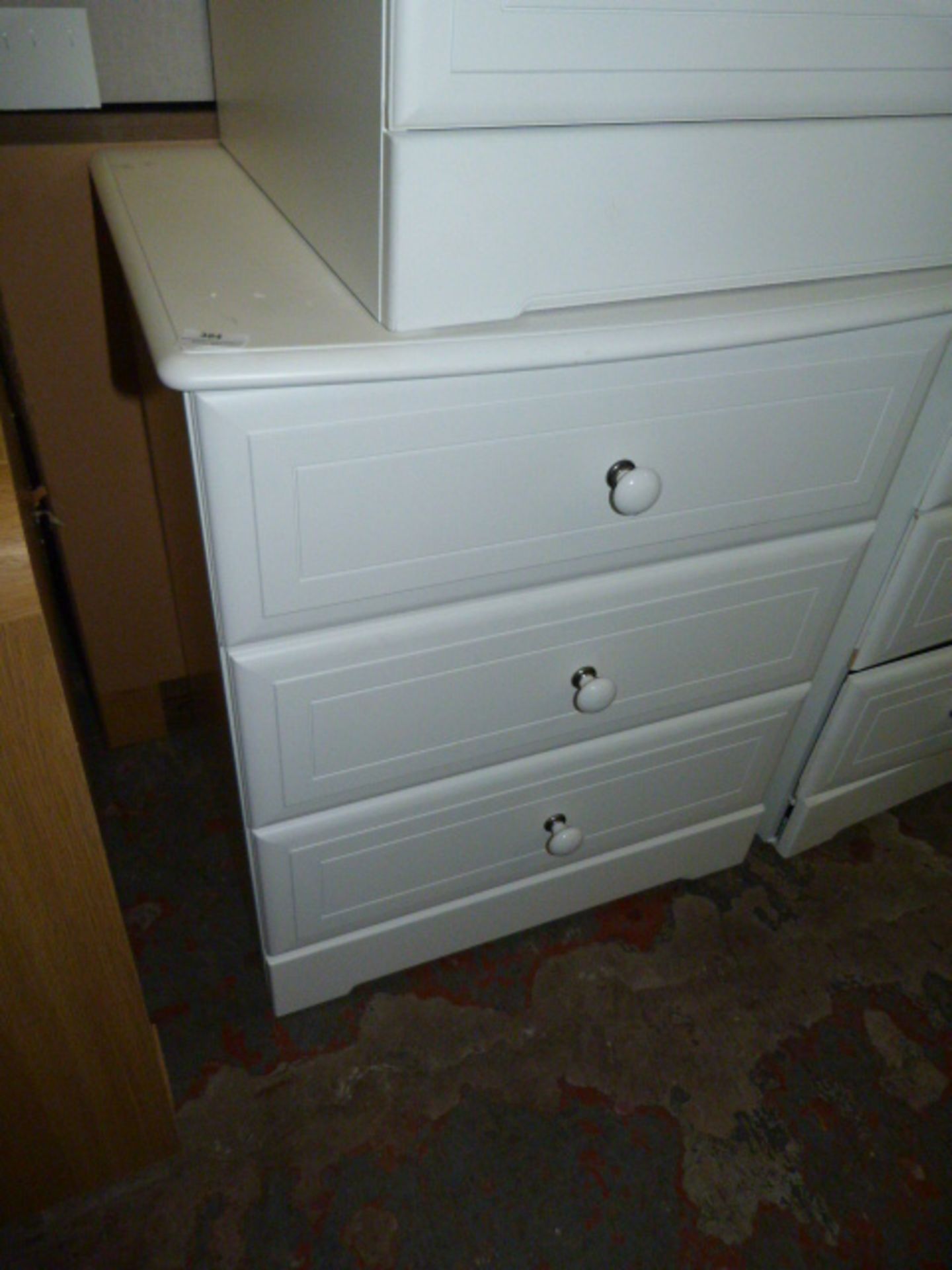 *White Chest of Three Drawers