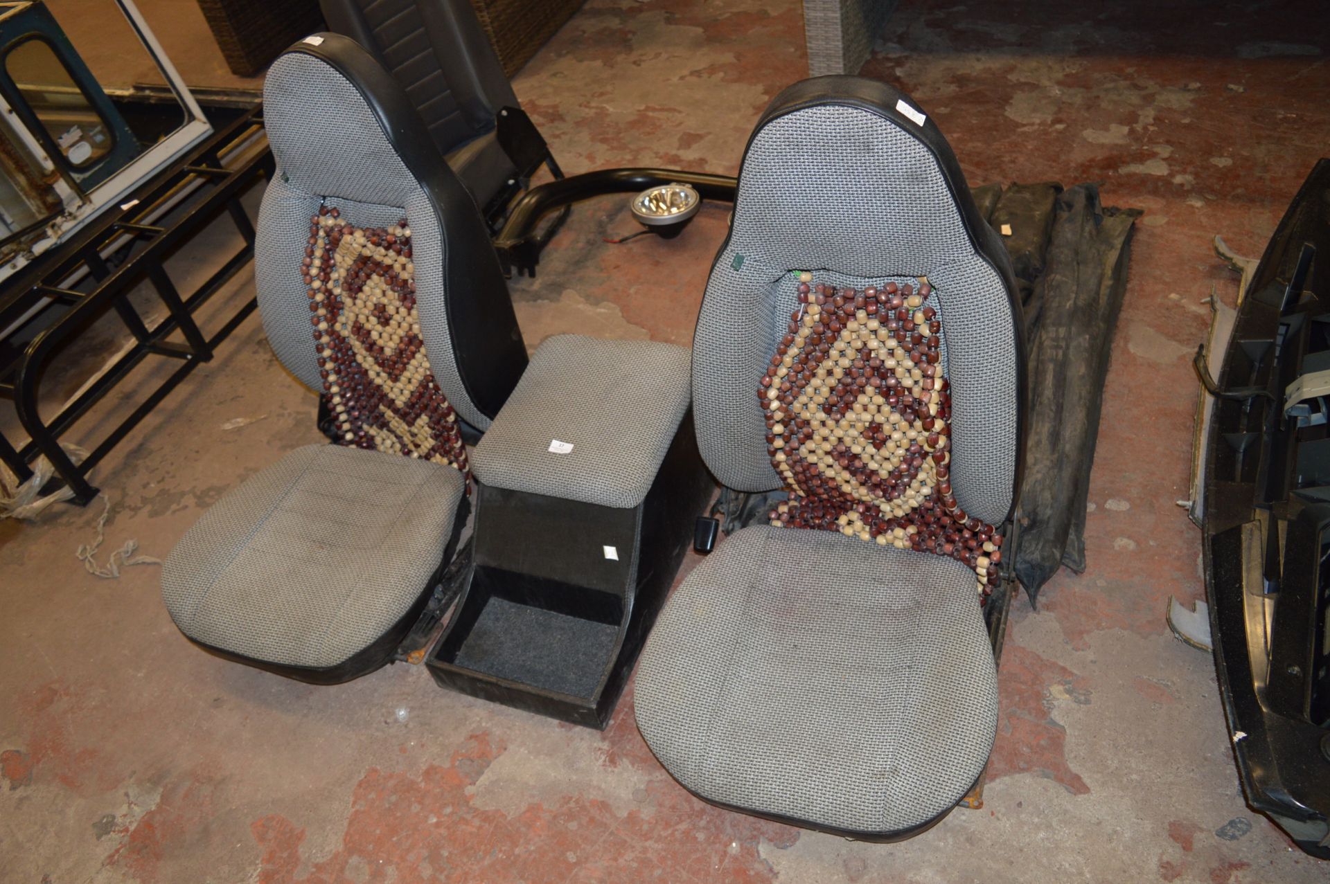 Land Rover Defender Front Seats and Console