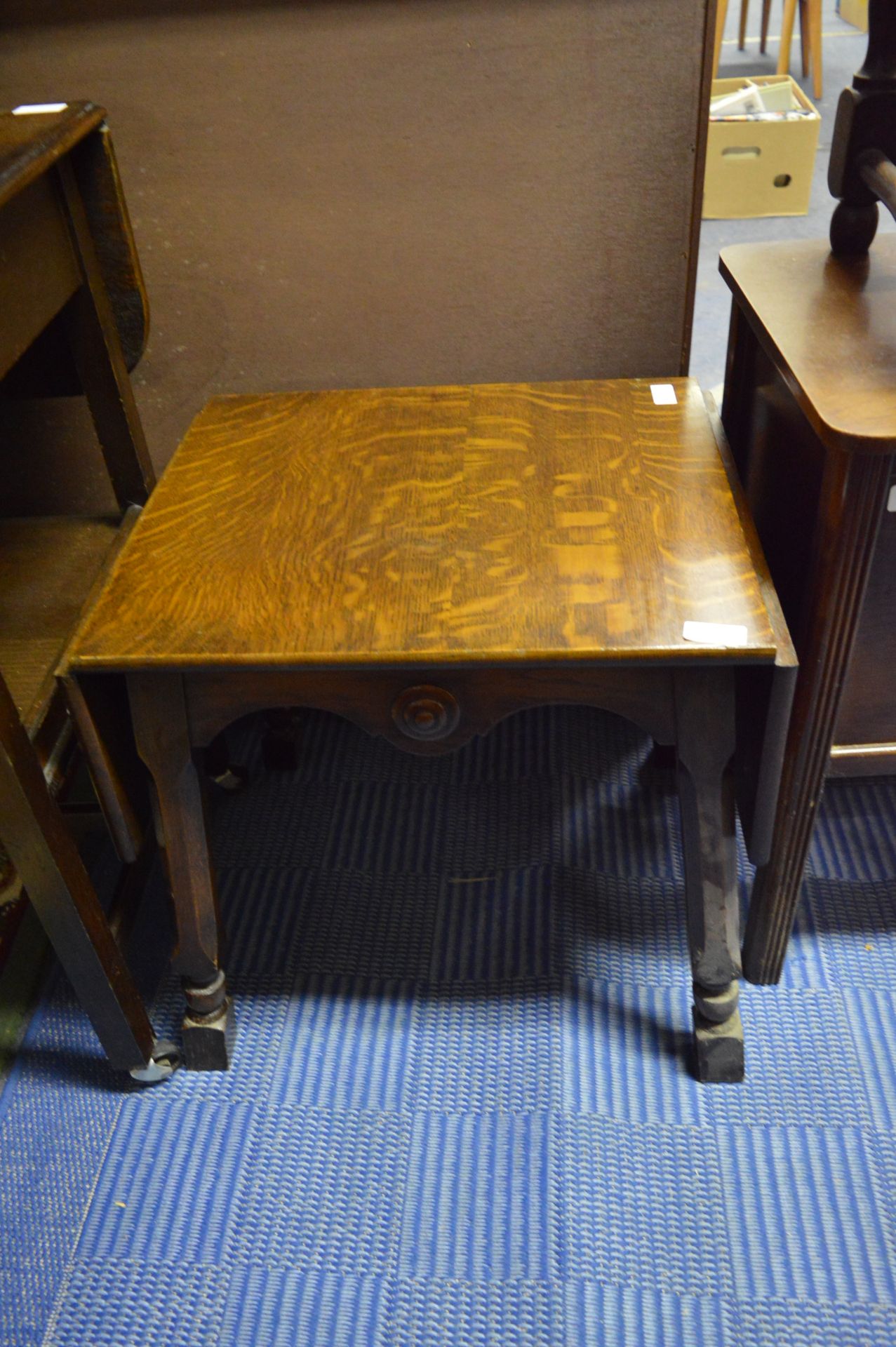 Oak Drop Leaf Occasional Table