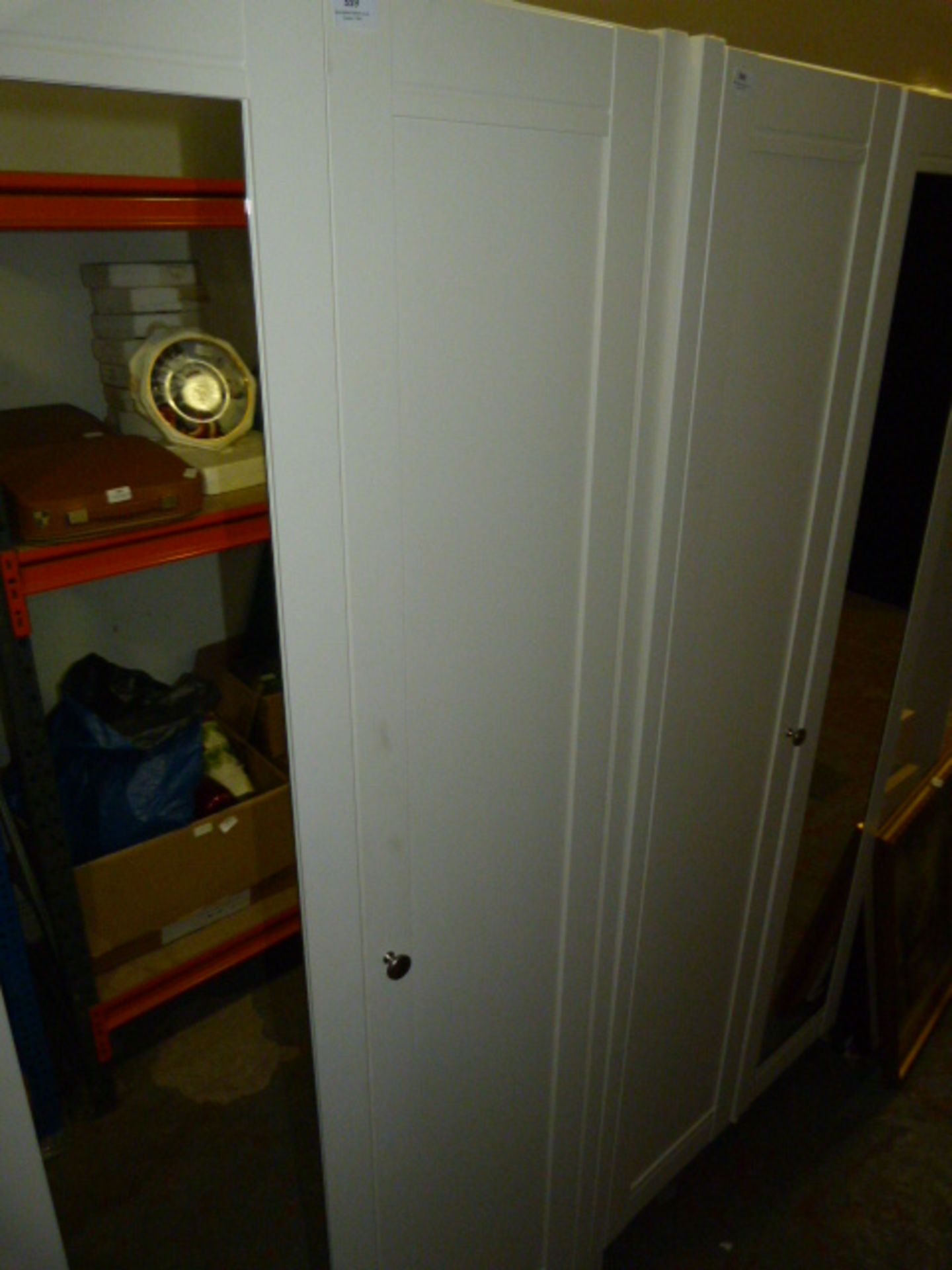 *Cream Single Door Wardrobe