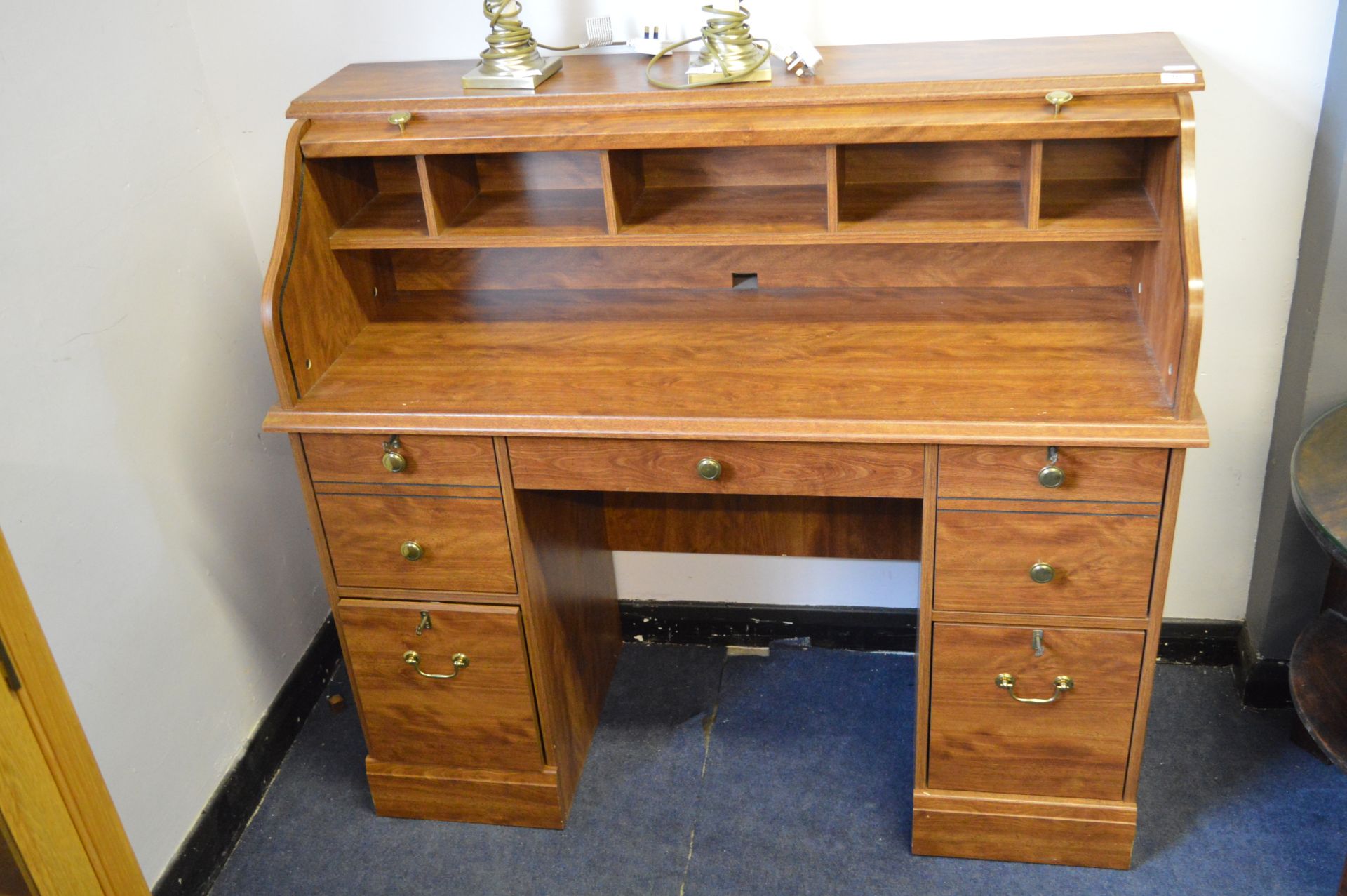 Reproduction Roll Top Desk