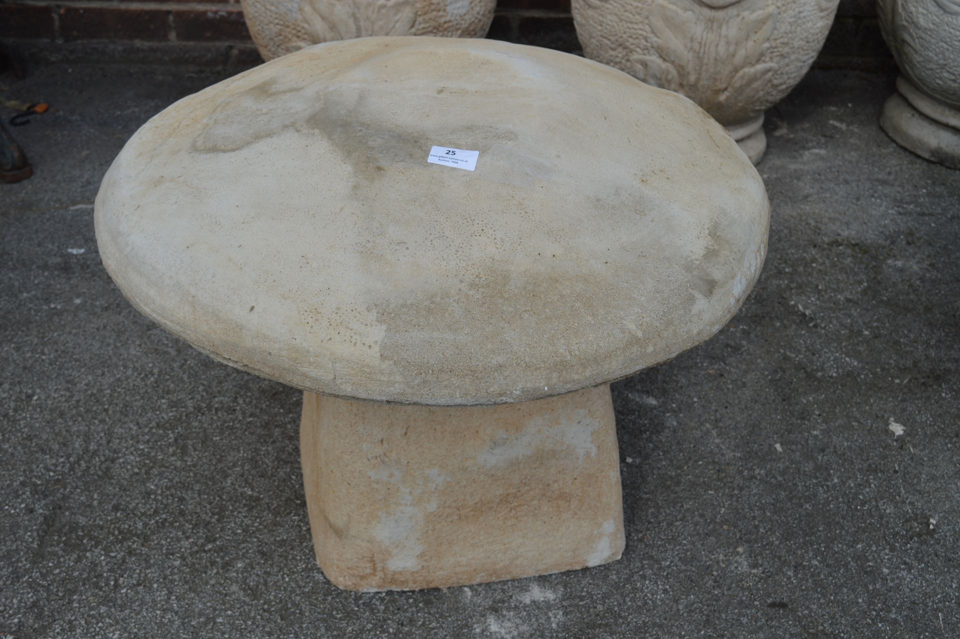 Reconstituted Limestone Mushroom