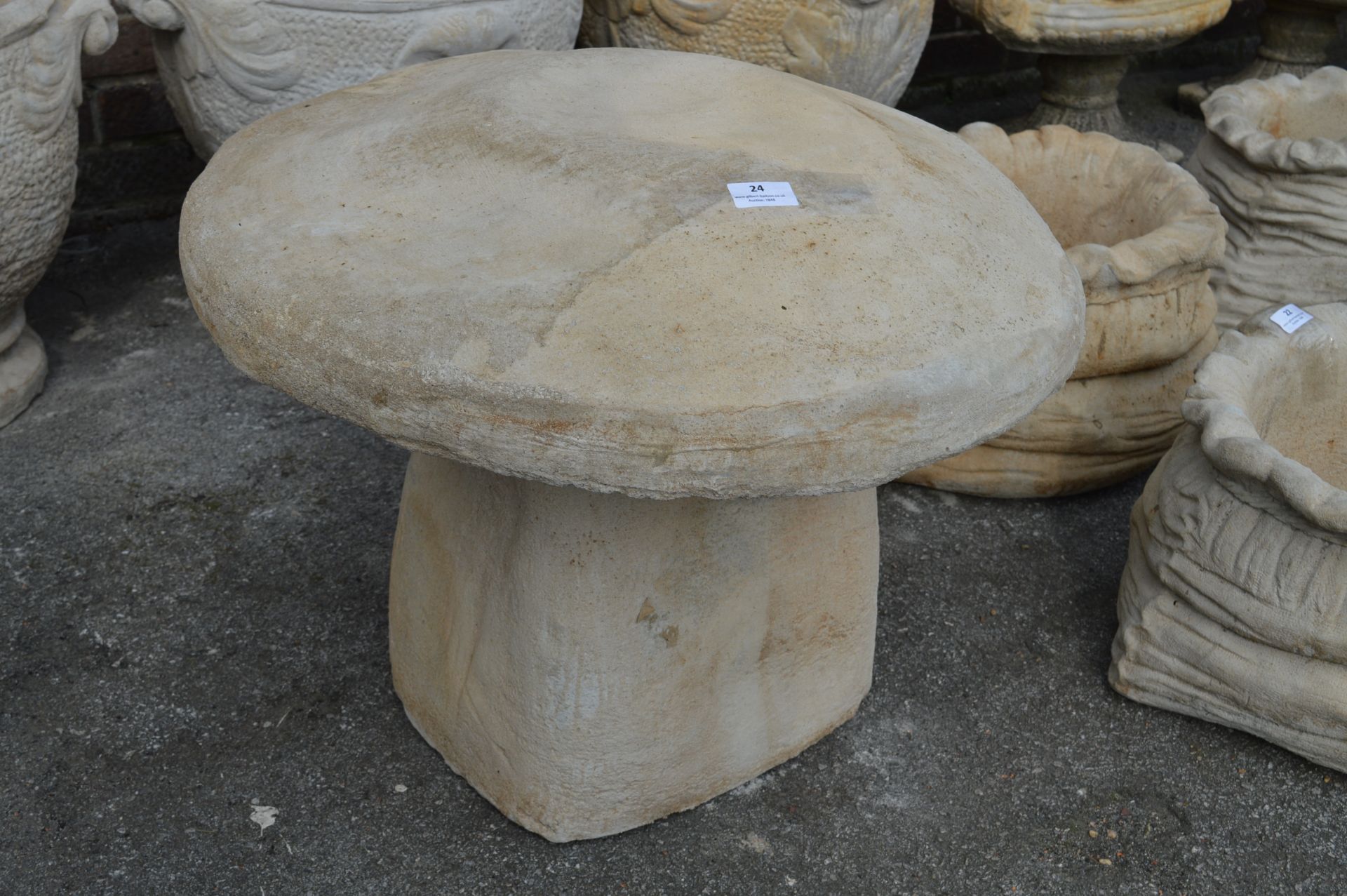 Reconstituted Limestone Mushroom