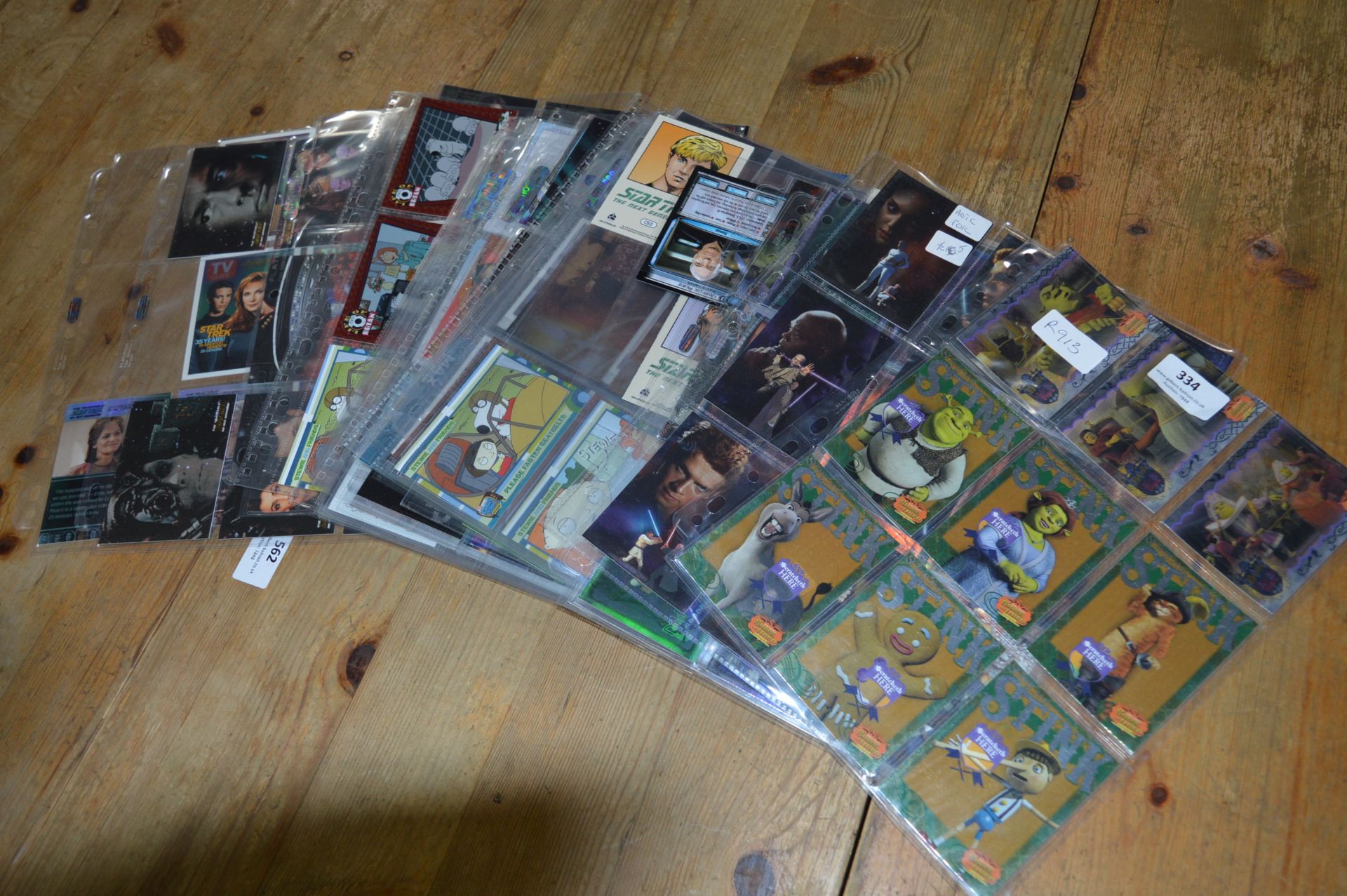 Collection of Assorted Collectors Trading Cards in Sleeves