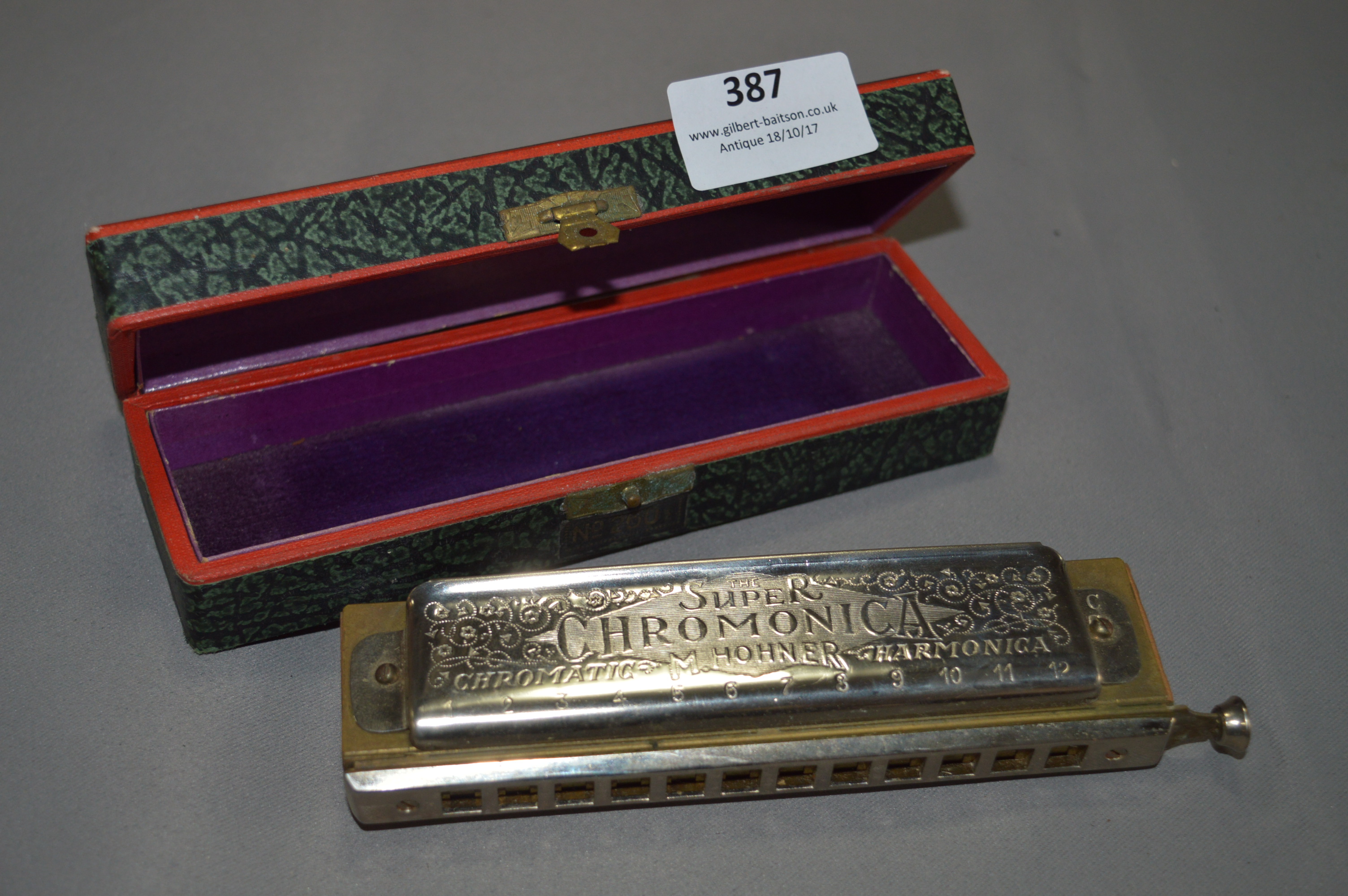 Hohner Harmonica In Case