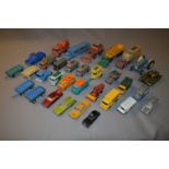 Tray containing 33 Assorted Dinky, Corgi & Lesney Diecast Vehicles