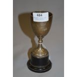 Silver Trophy on Base Stand - Birmingham 1937