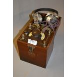 Mahogany Cased Crystal Receiver with Headphones