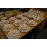 Large Noritake Blue Haven Dinner & Tea Service