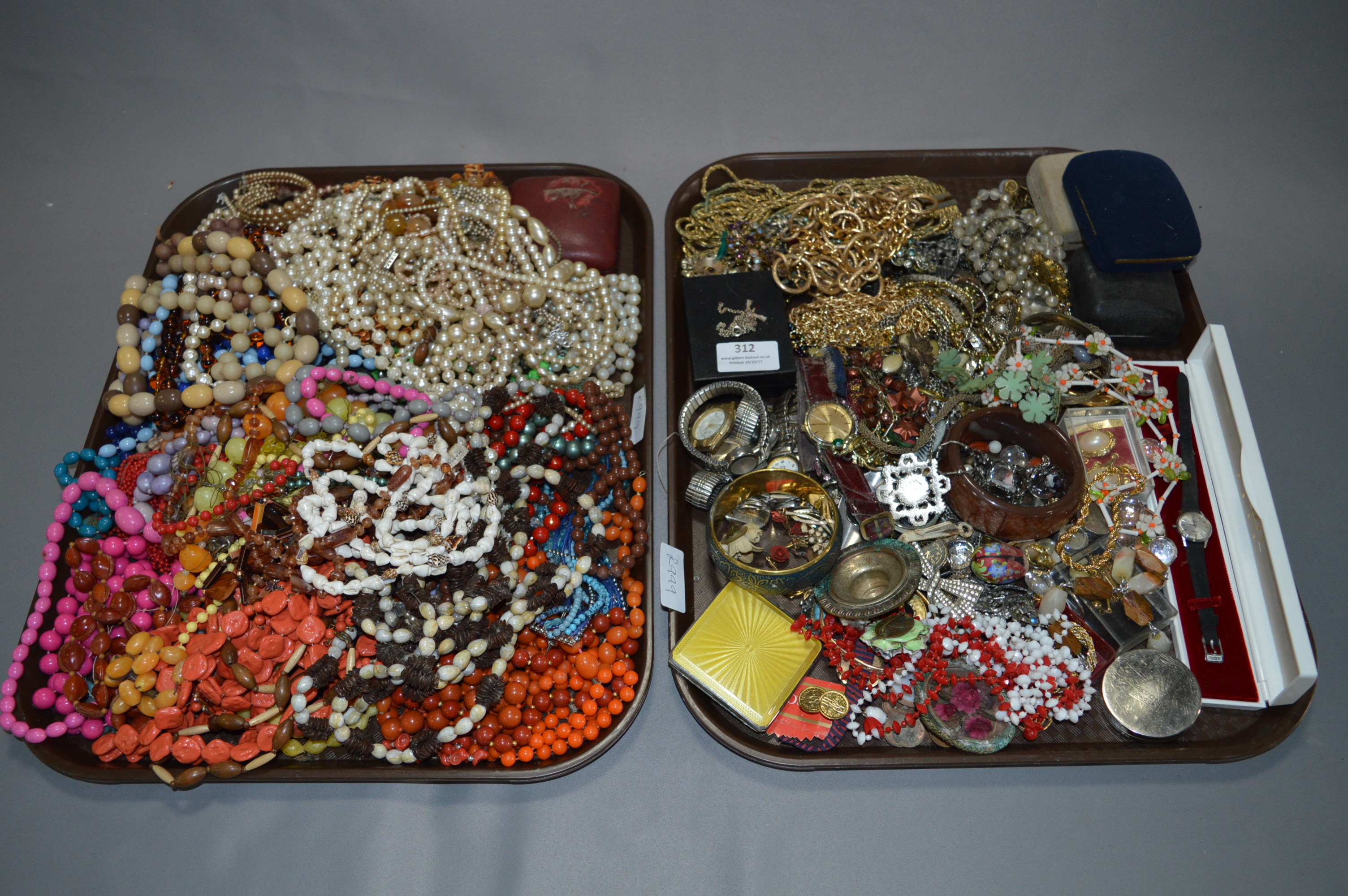 Large Quantity of Costume Jewellry including Necklaces, Bangles, Wrist Watches, Brooches etc