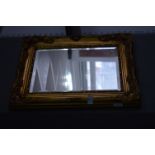 Gilt Framed Bevelled Edge Wall Mirror