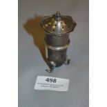 Hallmarked Silver Pepper Pot Birmingham 1938 - 45 Grams