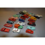 Tray containing 24 Dinky & Corgi Diecast Model Vehicles