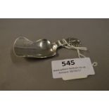 Hallmarked Silver Tea Caddy Spoon, Birmingham 1929 - 13 Grams