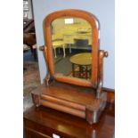 Mahogany Framed Toilet Mirror