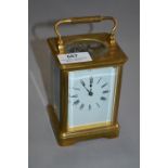 Brass Cased Carriage Clock