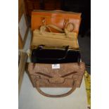 Snake Skin Handbag & 3 others