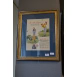 Framed Advertising Print - Havoline Motor Oil
