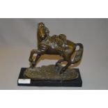 Bronze Effect Napoleon Horse Figurine