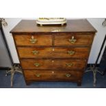 Georgian Mahogany 2 over 3 Chest of Drawers