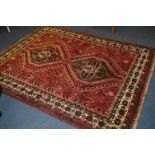 Iranian Wool Pile Patterned Rug 82x62Inches