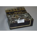 Black Magic Tin containing Selection of Vintage Keys