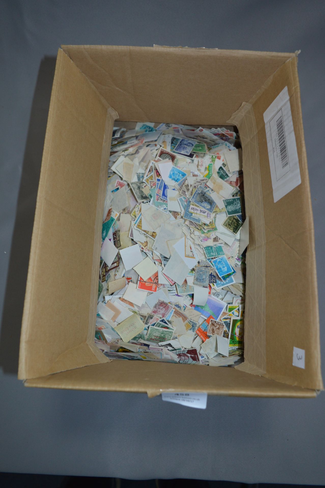 Box containing Large Quantity of Stamps