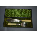 Bone Handled Carving Set