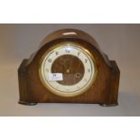 Smiths Enfield Oak Cased Mantel Clock