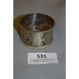 Hallmarked Silver Napkin Ring, Sheffield 1898 - 30 Grams