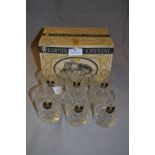 Set of 6 Edinburgh Crystal Drinking Glassware