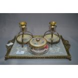 Gilt Metal Dressing Table Set