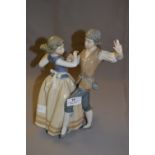 Nao Lladro Figurine - Dancing Couple